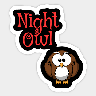 Night Owl Sticker